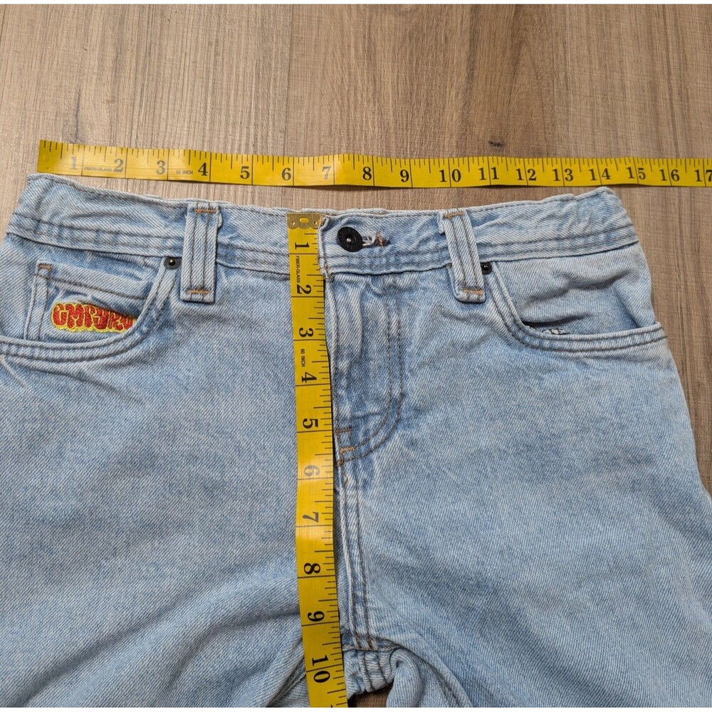 EMPYRE Baggy Skate Jeans Size 26 Light Wash Blue Denim Loose Fit Y2K Skater - Picture 10 of 11